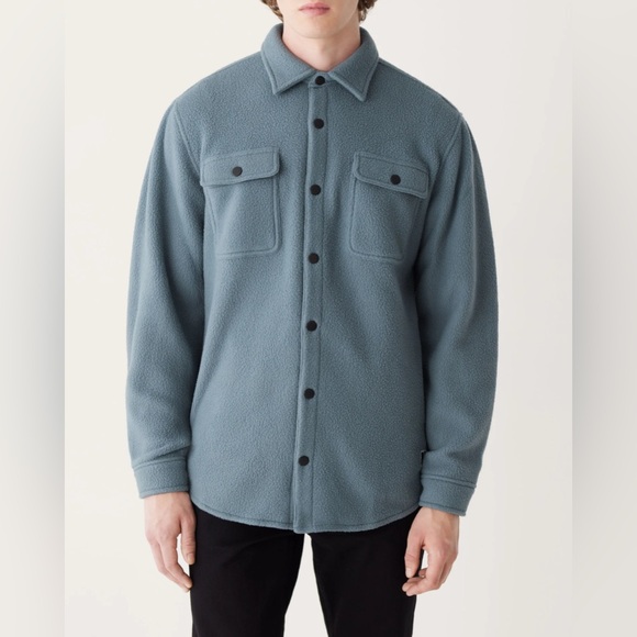 NWT - Frank & Oak Men’s The Polar Fleece Jacket - Size L - Picture 3 of 13